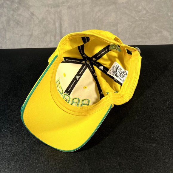 Adidas FIFA World Cup 2010 Brazil Hat Men's One Size Yellow Cap - Picture 6 of 8